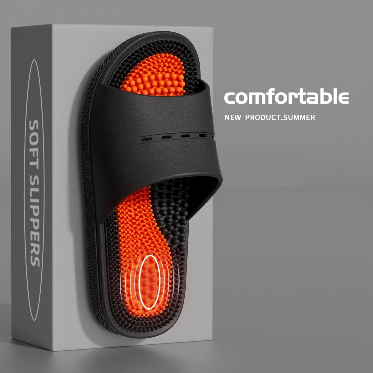 Men's Massage Slippers Summer Indoor Non-slip