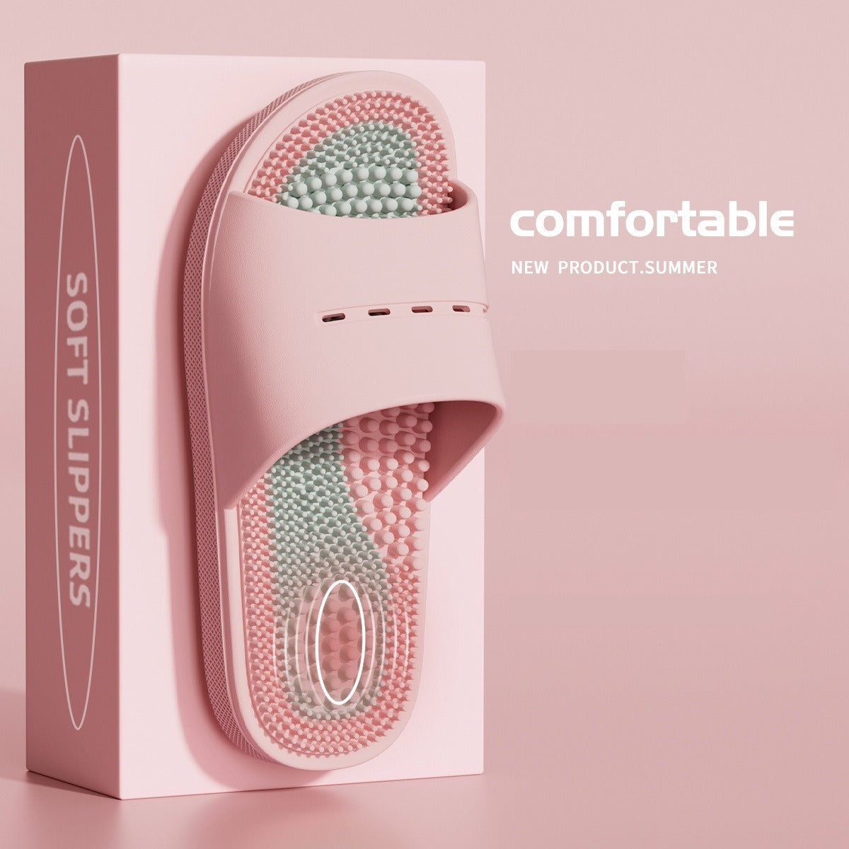 Men's Massage Slippers Summer Indoor Non-slip