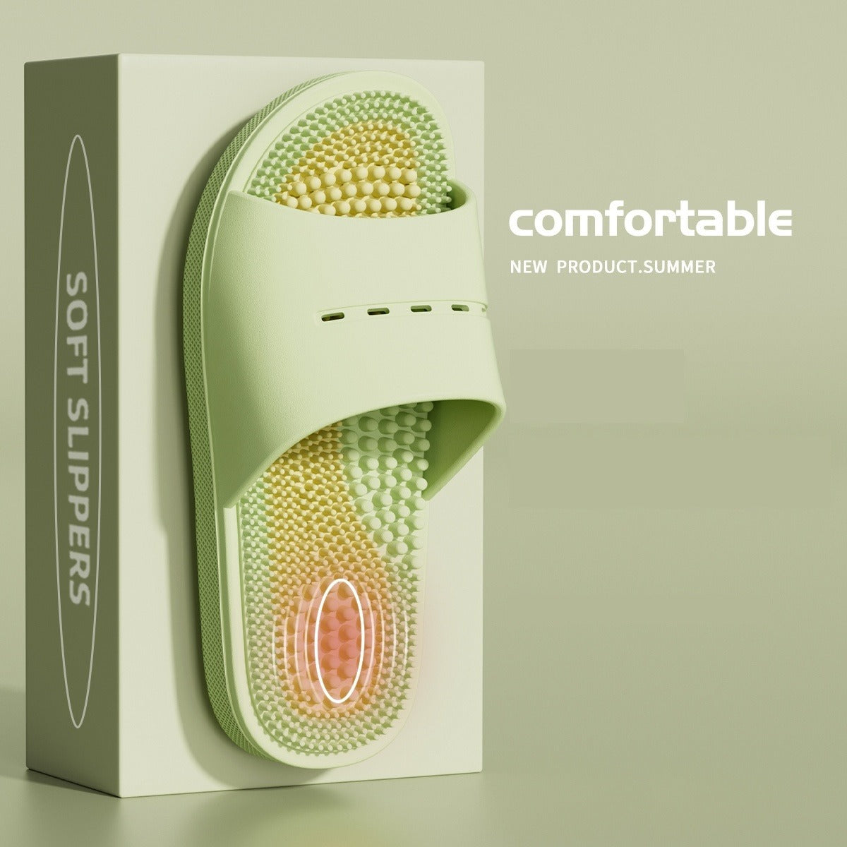 Men's Massage Slippers Summer Indoor Non-slip